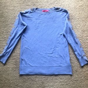 EUC Lilly Pulitzer Milton Sweater Blue Hyacinth